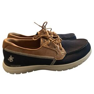 Skechers Women’s On the GO Flex Embark LaceUp Shoes Navy Blue Size 8 Style 15430